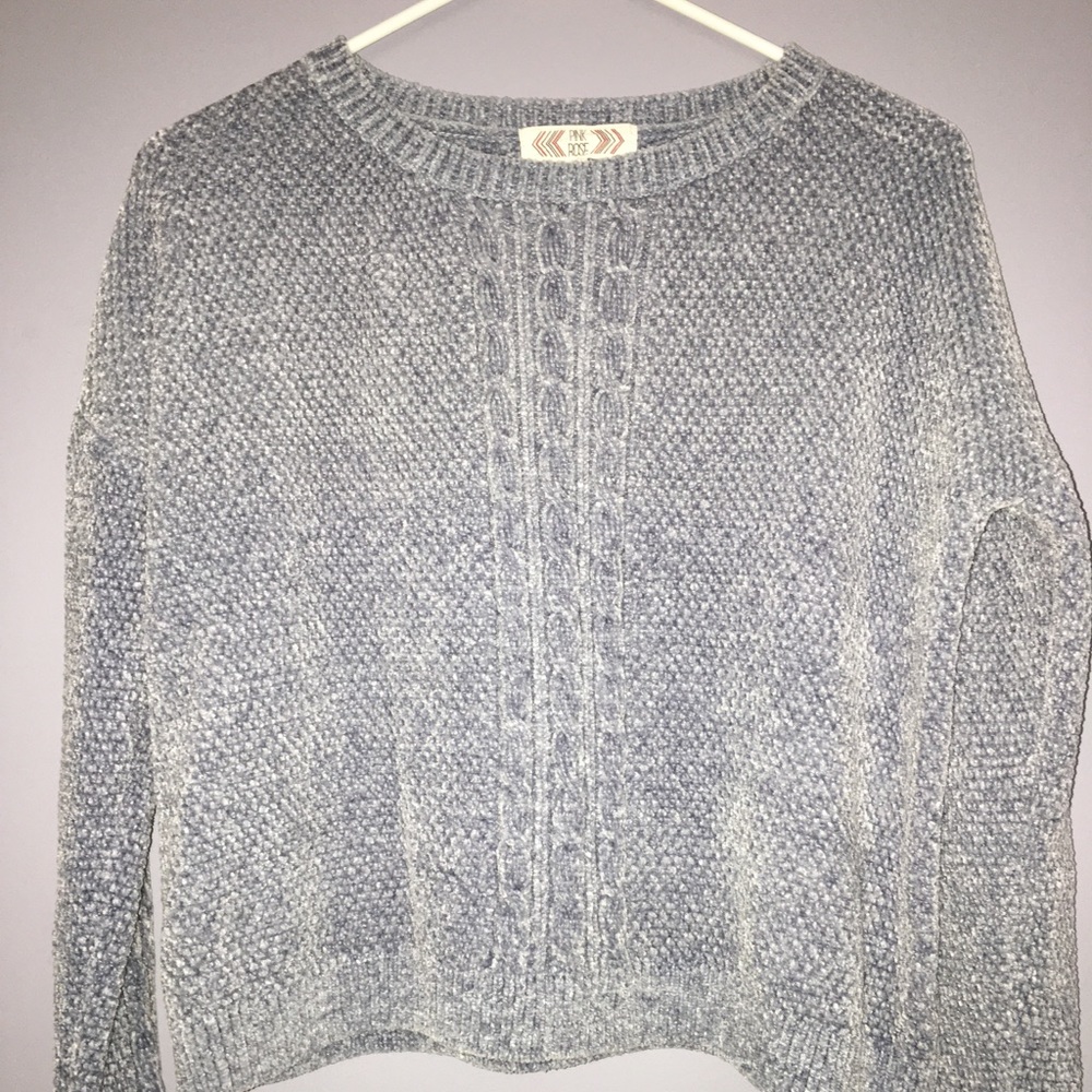 Gray warm sweater
